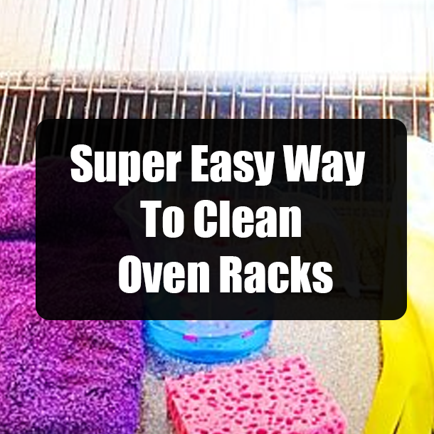 Super Easy Way To Clean Oven Racks