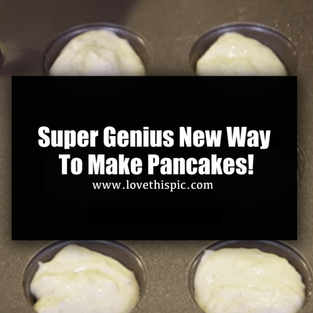 Super Genius New Way To Make Pancakes!