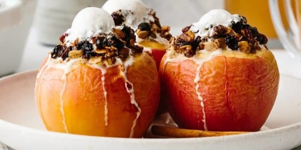 Sweet Baked Apples With Cinnamon Oat Filling Recipe - picture 2