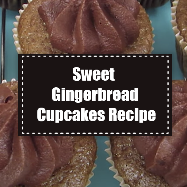 Sweet Gingerbread Cupcakes Recipe