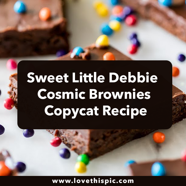 Sweet Little Debbie Cosmic Brownies Copycat Recipe