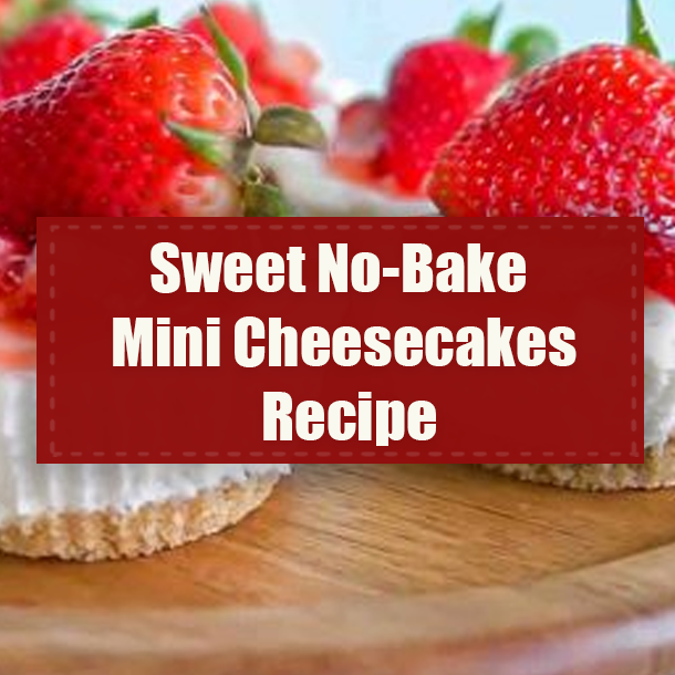 Sweet No-Bake Mini Cheesecakes Recipe