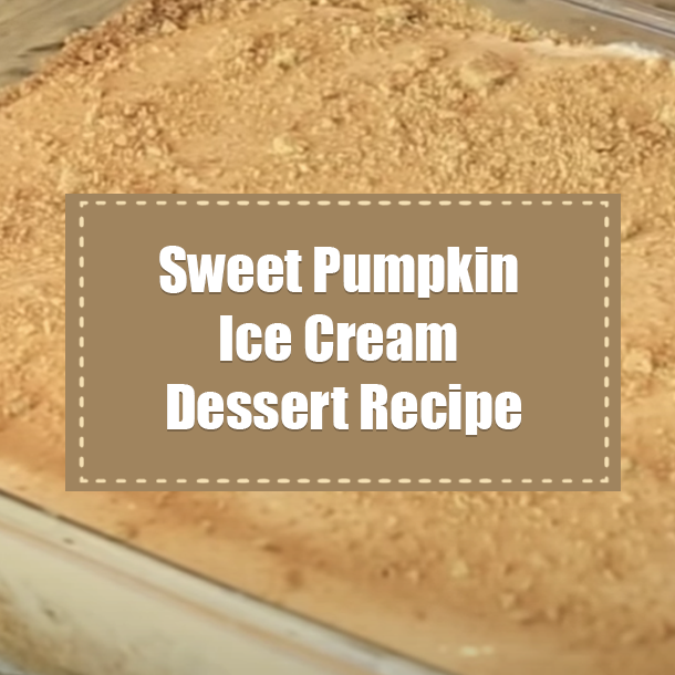 Sweet Pumpkin Ice Cream Dessert Recipe