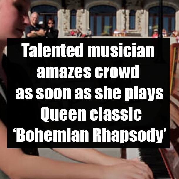 Talented musician amazes crowd as soon as she plays Queen classic ‘Bohemian Rhapsody’