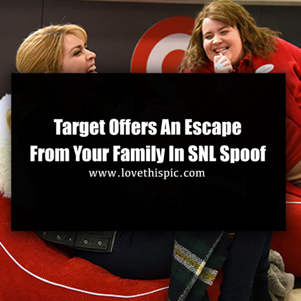 Target Offers An Escape From Your Family In SNL Spoof