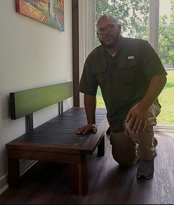 Teacher makes DIY container home, revamps the exterior, and transforms the interior with space-saving furniture - picture 6