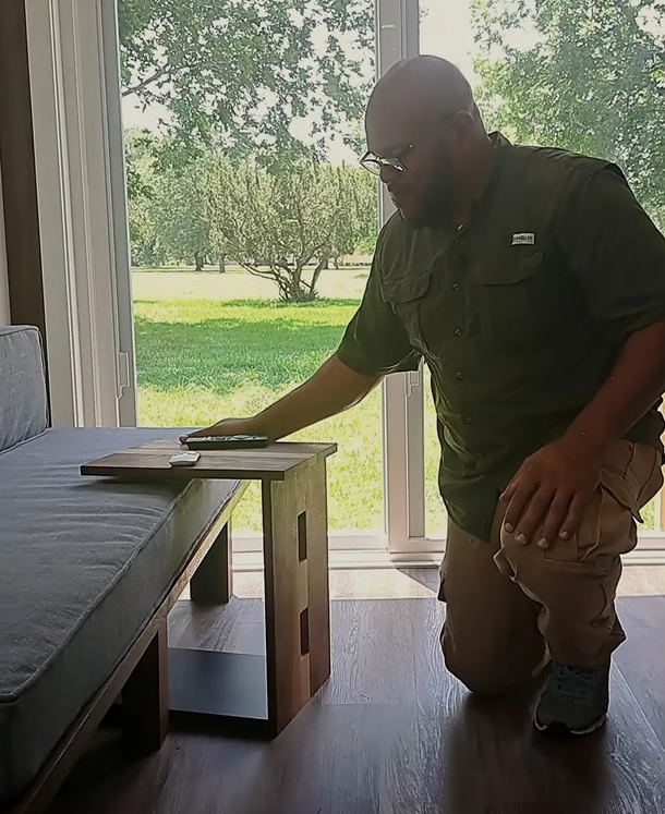 Teacher makes DIY container home, revamps the exterior, and transforms the interior with space-saving furniture - picture 7