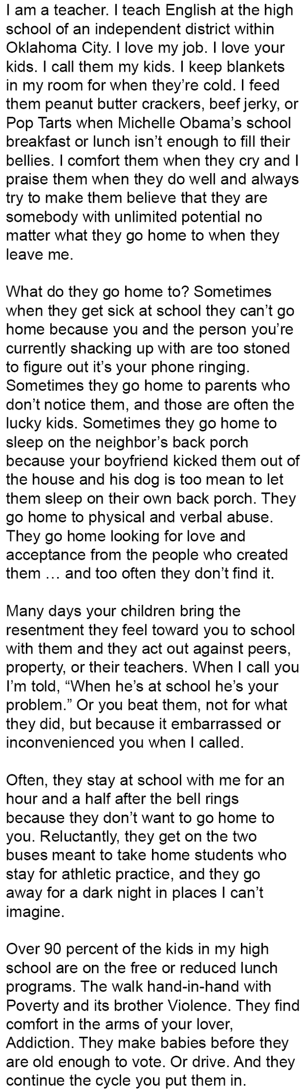 Teacher Wrote A Letter And It’s Going Massively Viral! I’m Shocked And Speechless... - picture 4
