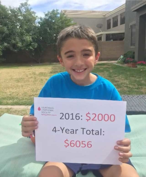 Teen gave up a 10 years worth of birthday presents to raise money for cancer research - picture 3