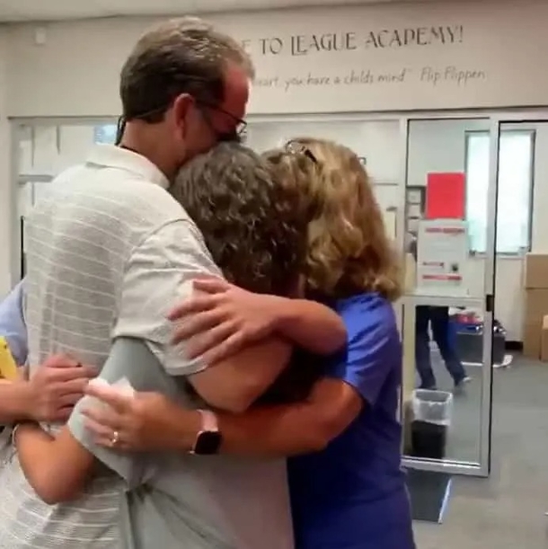 Teen give their stepfather the surprise of a lifetime with sweet proposal to legally adopt them - picture 3