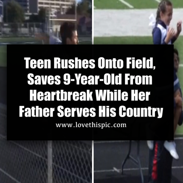 Teen Jumps Fence & Grabs Girl After Seeing What Lone Cheerleader Was Doing