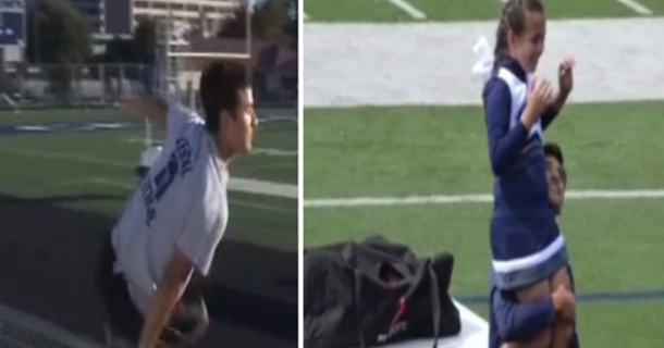 Teen Jumps Fence & Grabs Girl After Seeing What Lone Cheerleader Was Doing - picture 2
