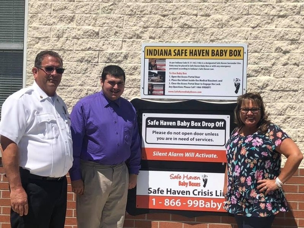 Teen raises Cash to install baby box at fire station, 224 days later a mother surrenders her newborn inside - picture 3