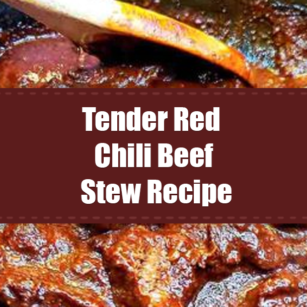 Tender Red Chili Beef Stew Recipe
