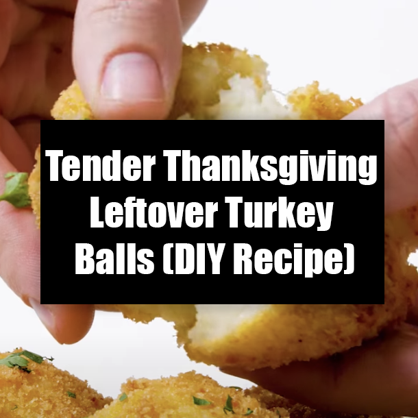 Tender Thanksgiving Leftover Turkey Balls (DIY Recipe)