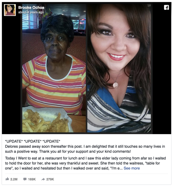 Texas girl kindly holds restaurant door for elderly woman, overhears lady's remark and speaks up - picture 4