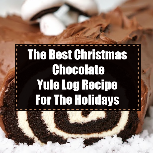 The Best Christmas Chocolate Yule Log Recipe For The Holidays
