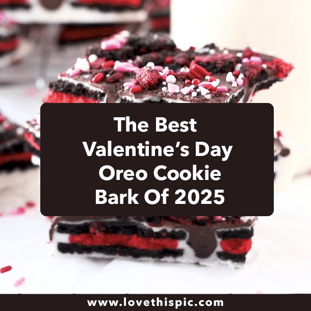 The Best Valentine’s Day Oreo Cookie Bark Of 2025