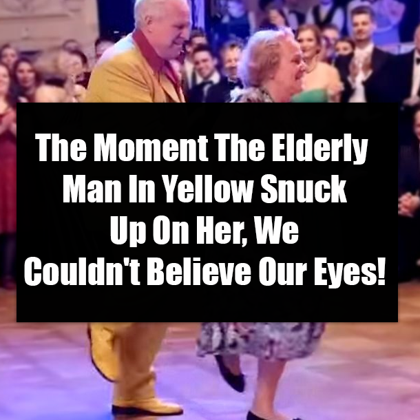 The Moment The Elderly Man In Yellow Snuck Up On Her, We Couldn't Believe Our Eyes!