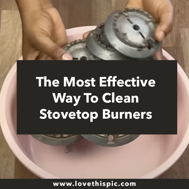 The Most Effective Way To Clean Stovetop Burners