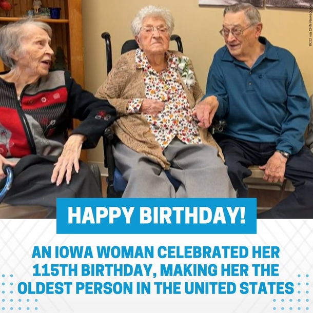 The Oldest person in the US recently celebrated her 115th birthday with her children, the eldest of whom is 90 - picture 2