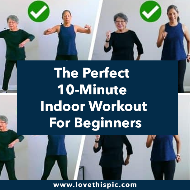 The Perfect 10-Minute Indoor Workout For Beginners