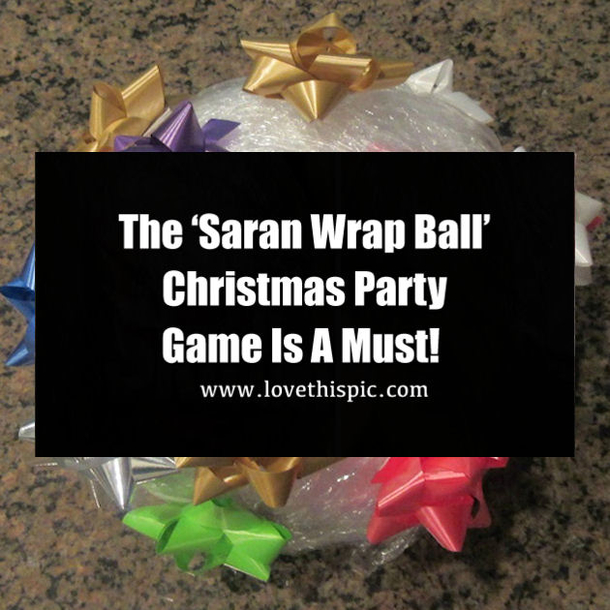 The ‘Saran Wrap Ball’ Christmas Party Game Is A Must! Here's How It's Played...