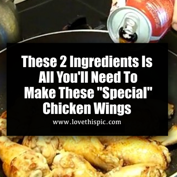 These 2 Ingredients Is All You'll Need To Make These "Special" Chicken Wings