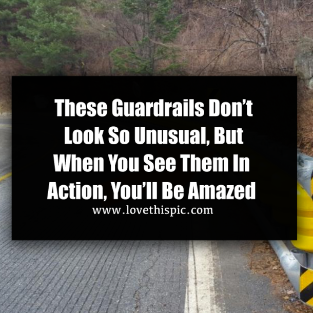 These Guardrails Don’t Look So Unusual, But When You See Them In Action, You’ll Be Amazed