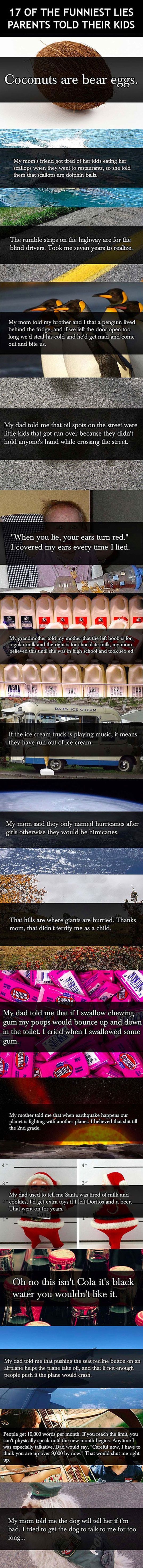These Lies Parents Have Told Kids Will Have You Laughing Out Loud