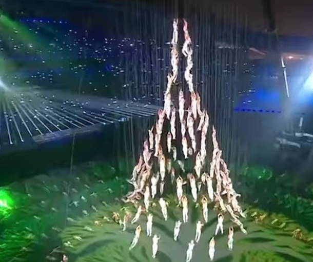 They Form A Human Christmas Tree. But Their Following Move Took The Crowd's Breath Away - picture 2