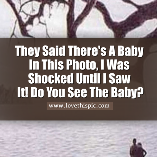 They Said There's A Baby In This Photo, I Was Dumbfounded. Then I Spotted It. Wow! Do You See It?