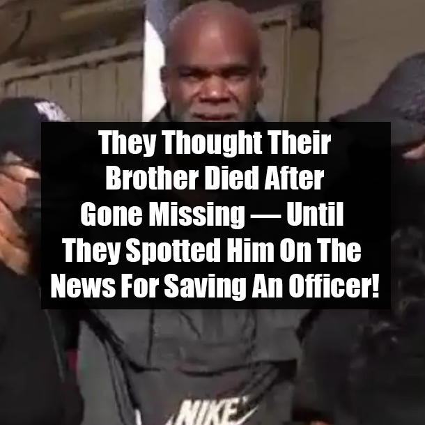 They Thought Their Brother Died After Gone Missing — Until They Spotted Him On The News For Saving An Officer!