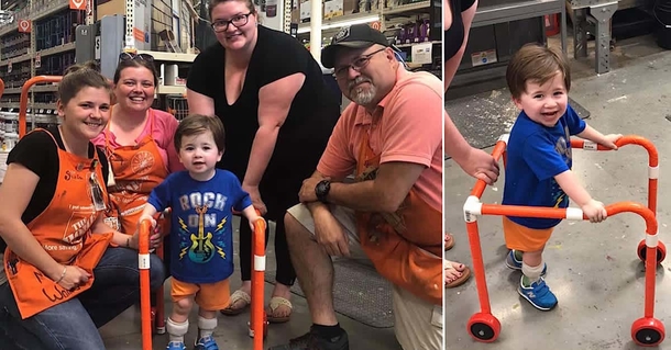 They weren't able to afford son’s medical walker, Home Depot staff make a better one for less - picture 2