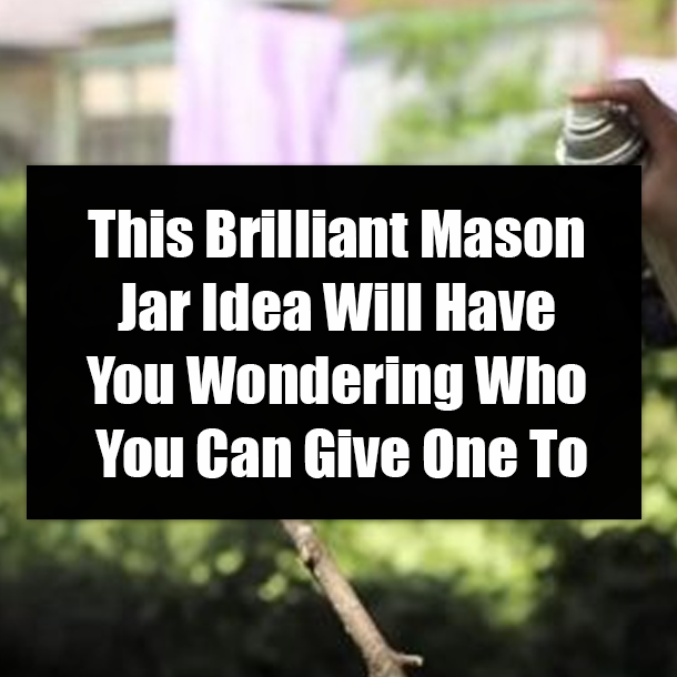 This Brilliant Mason Jar Idea Will Have You Wondering Who You Can Give One To