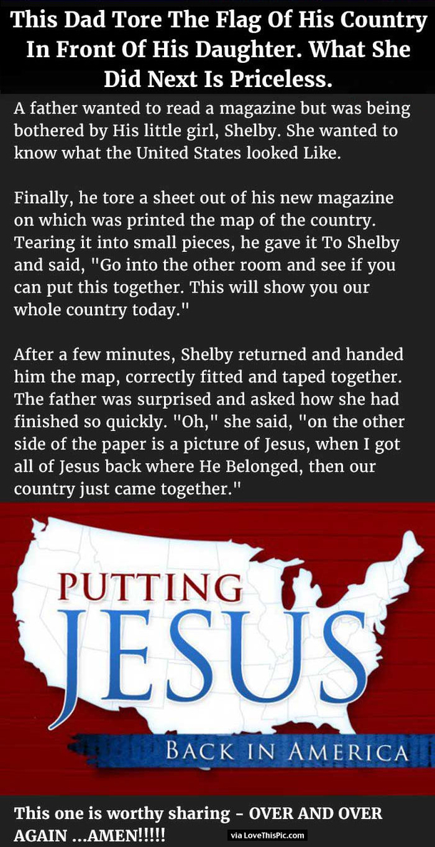 This Dad Tore The Flag In Front Of His Daughter, But What She Did Next Is Priceless!