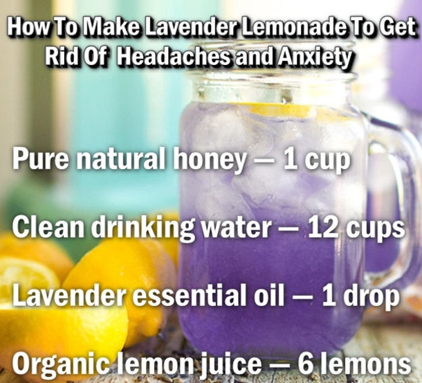 This Delicious Lavender Lemonade Recipe Will Get Rid Of Headaches and Relieve Anxiety! - picture 2