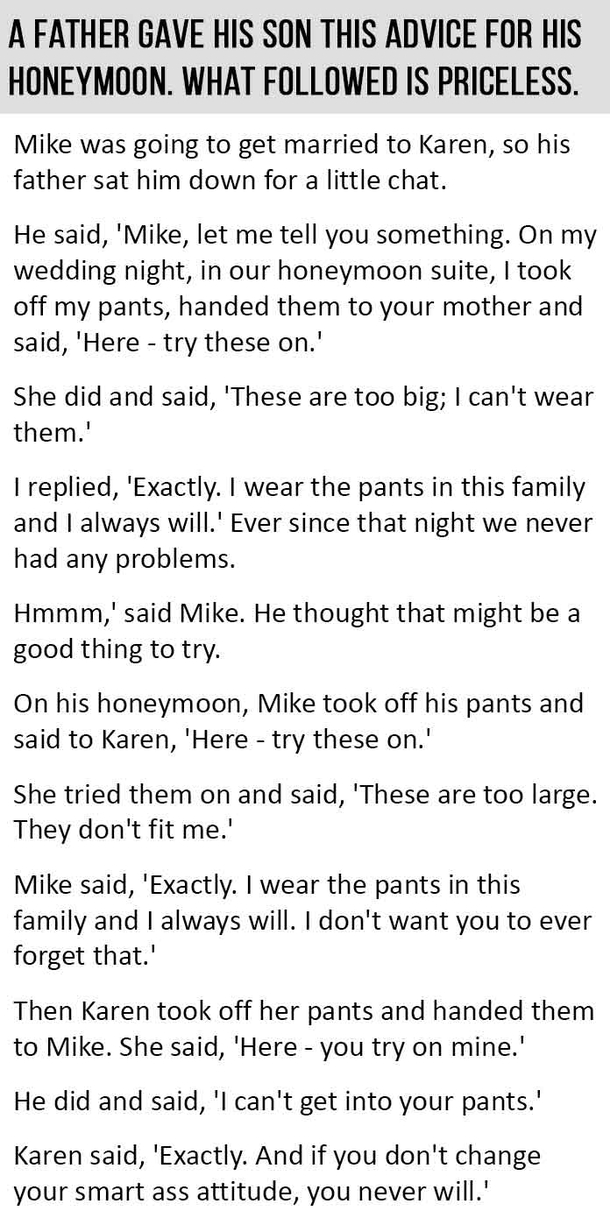 This Father Gives His Son The Best Advice For His Hooneymoon. What Followed Is Priceless!