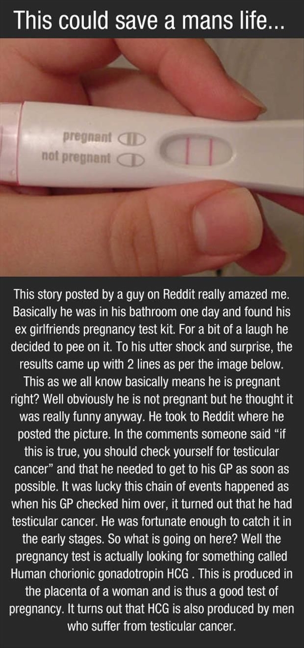 This Guy Took A Pregnancy Test As A Joke. He Had No Clue This Would End Up Saving His Life - picture 2