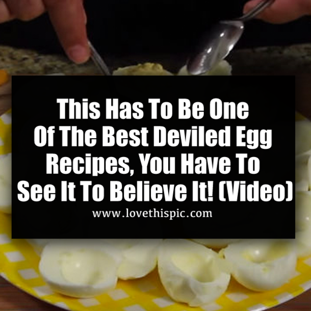 This Has To Be One Of The Best Deviled Egg Recipes, You Have To See It To Believe It! (Video)