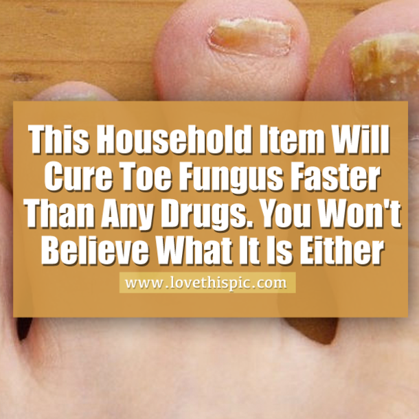 This Household Item Will Cure Toe Fungus Faster Than Any Drugs. You Won't Believe What It Is Either