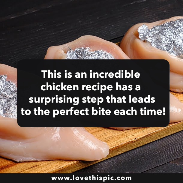 This is an incredible chicken recipe has a surprising step that leads to the perfect bite each time!