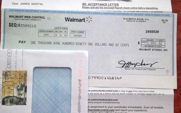 This Is What It Means If You Receive A Check From Wal-Mart - picture 2
