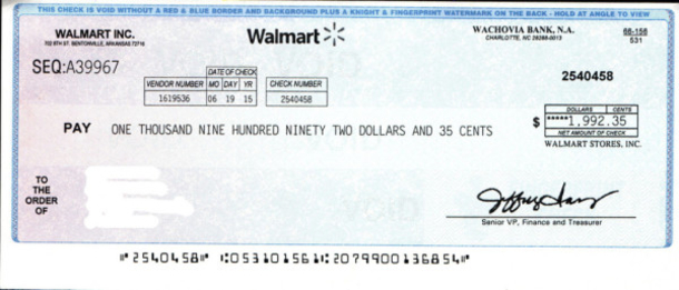 This Is What It Means If You Receive A Check From Wal-Mart - picture 4