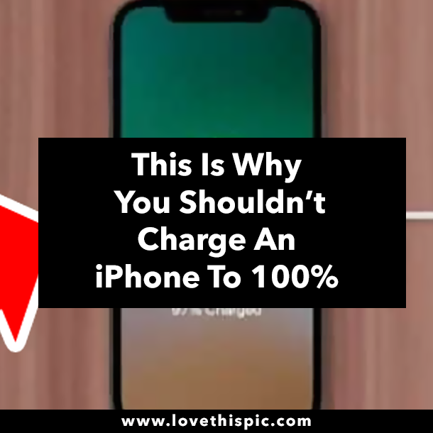 This Is Why You Shouldn’t Charge An iPhone To 100%