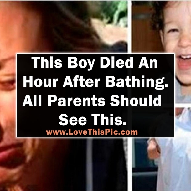 This Little Boy Died Hours After Swimming. All Parents Should See This.