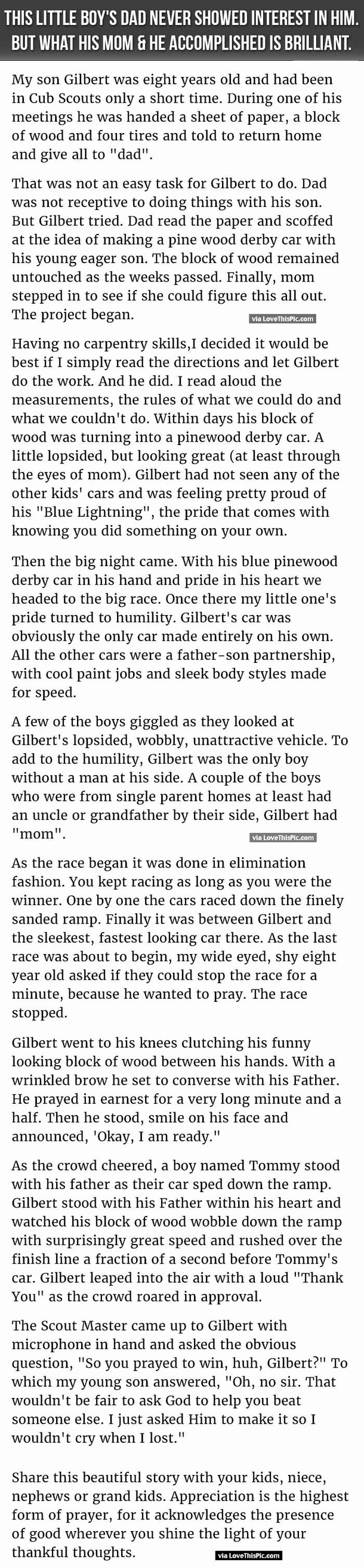 This Little Boy’s Dad Never Showed Interest In Him But What His Mom And He Accomplished Is Brilliant