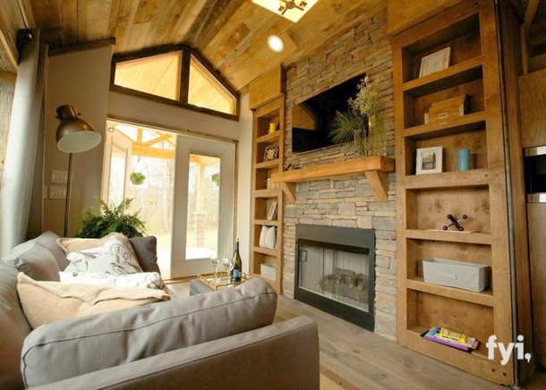 This Maybe A Tiny Cabin But The Inside Is Luxurious! Check Out The Shower! - picture 2