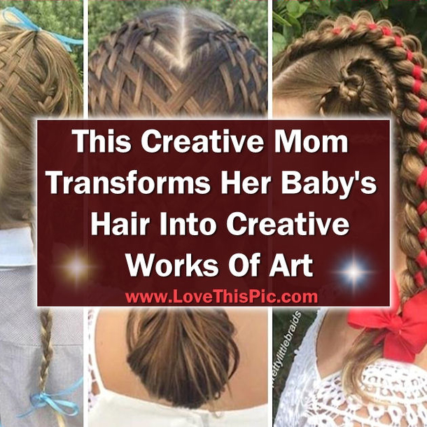 This Mom Transforms Her Daughter's Hair Into Amazingly Creative Works Of Art