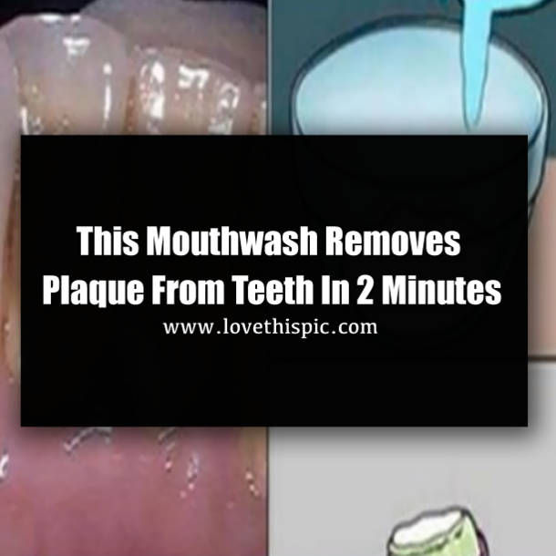 This Mouthwash Removes Plaque From Teeth In 2 Minutes
